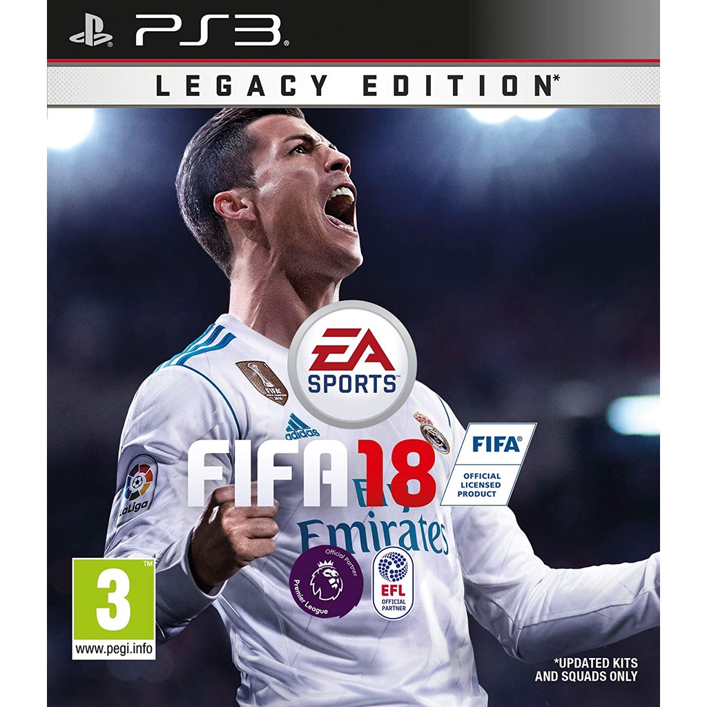 Fifa 18 Legacy Ps3 Pt Br - Escorrega o Preço