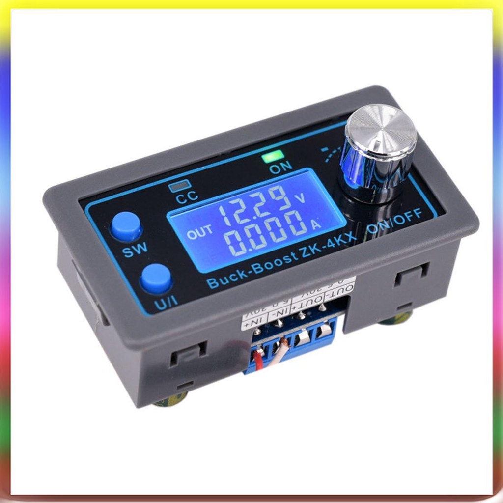 6mob DC-DC Buck Boost Converter CC-CV 0.5-30V 4A 5V 6V 12V 24V Power ...
