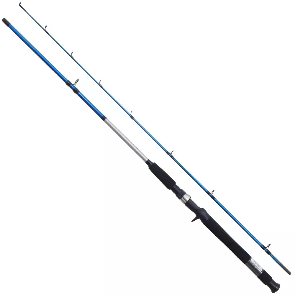 Vara Pesca Carretilha Shimano Cruzar 2662B 1,98m 10-20Lbs 2 Partes Azul