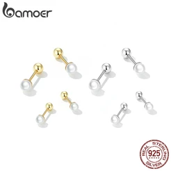 Bamoer Brincos De Prata 925 Para Mulheres