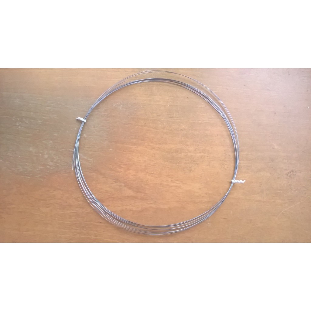 Arame Inox AISI302 Para Molas - Aço Mola - Rolo de 5 metros - Leia a descrição.  NÃO É ARAME PARA CERCA ELÉTRICA !