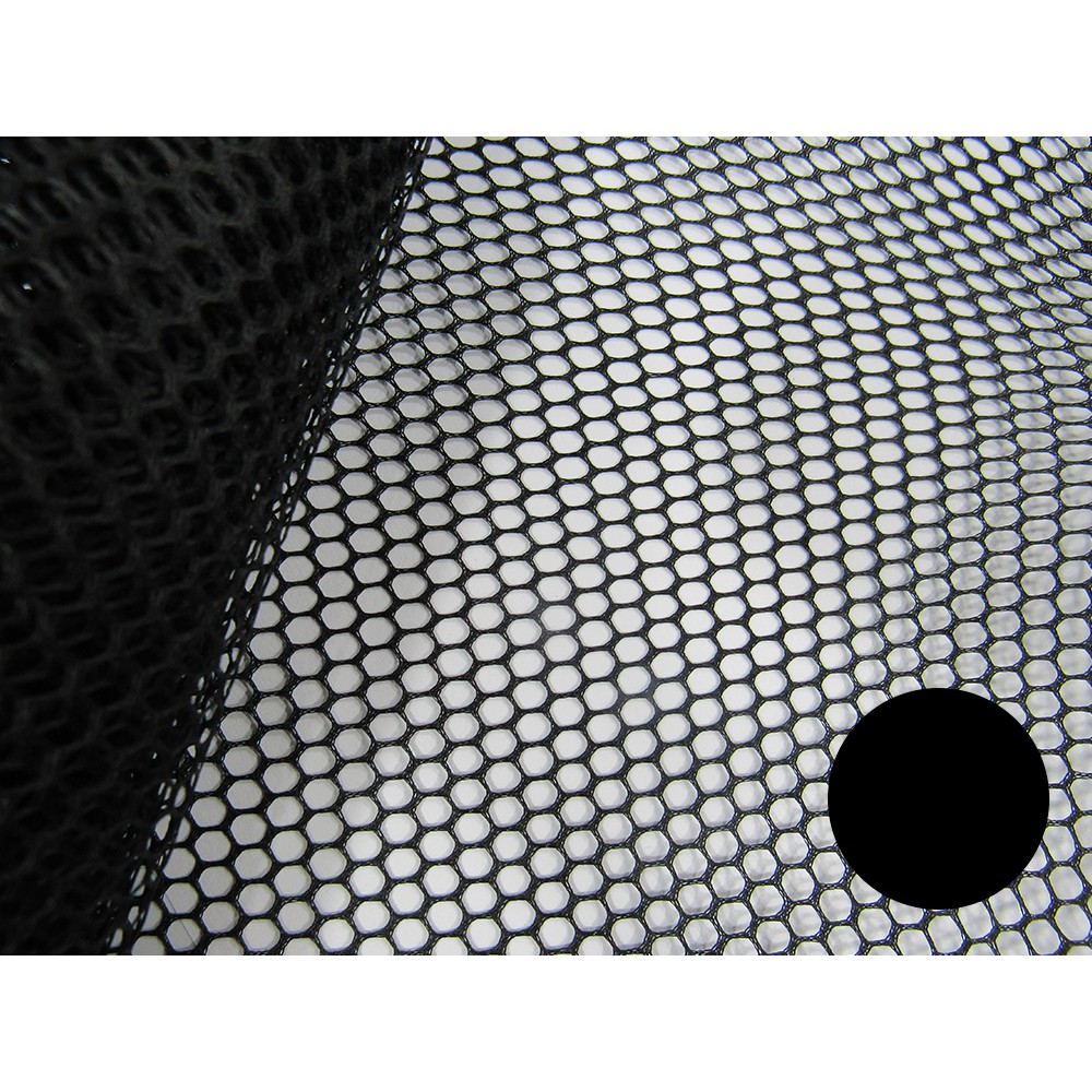 Tela Voley Light Engomada 1,00  X 1,00 Metro - Preto