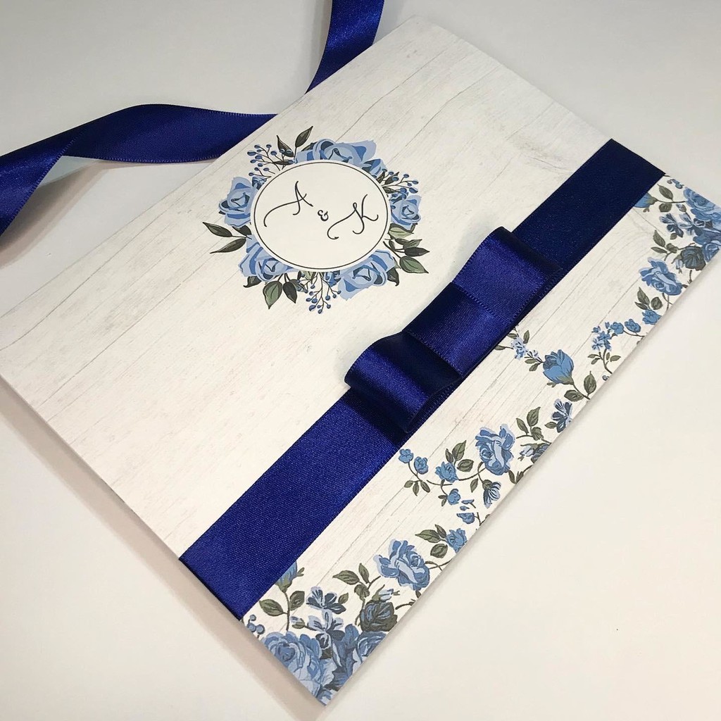 Convite para casamento + brindes (com laço em fita de cetim, embalados + cartão presentes* e senhas individuais*