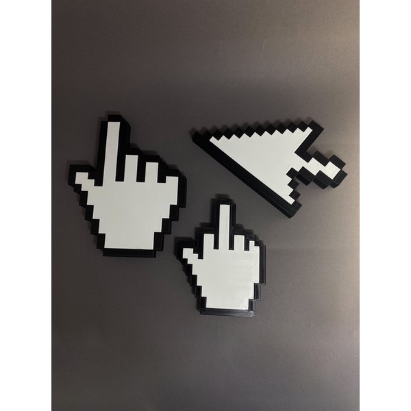 [O MAIS BARATO+ENVIO RÁPIDO!] Protótipo Setas / Ponteiros Pixelados / Pixel Computador Microsoft - 3D
