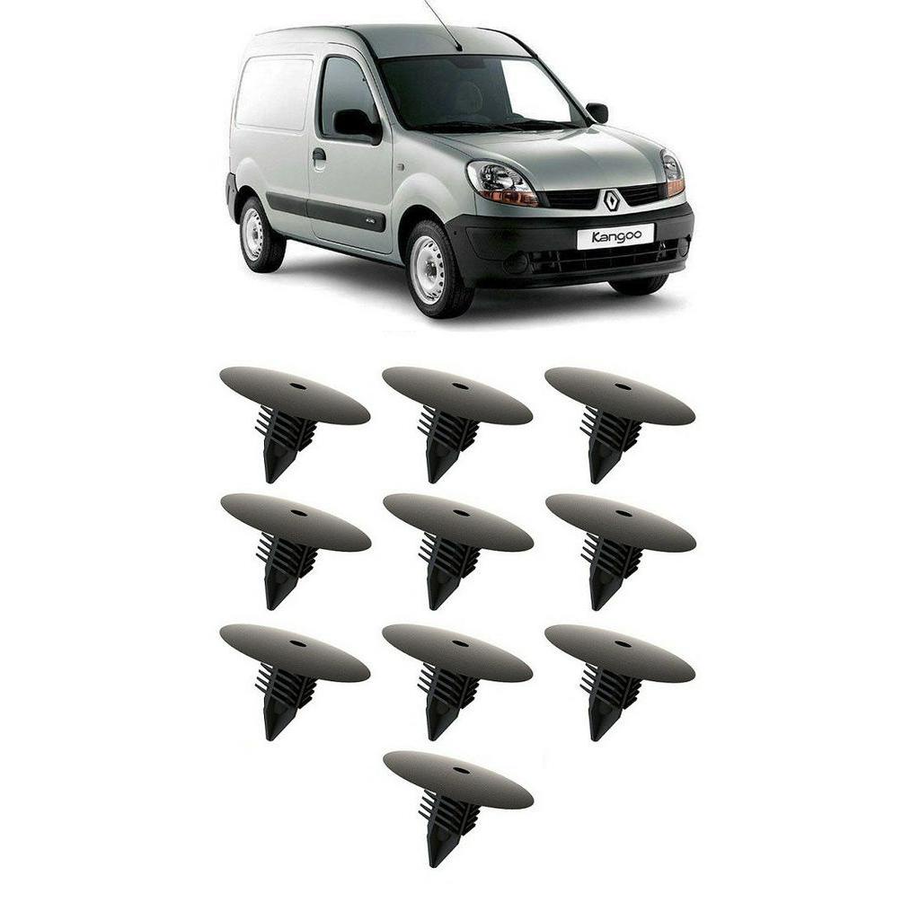 Kit 10 Grampo Presilha do Parabarro Kangoo 1997 a 2019