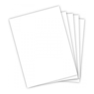 Cartolina Branca Comum (Pacote c/ 10 folhas), folhas com 66 cm X 50cm em Oferta na Shopee