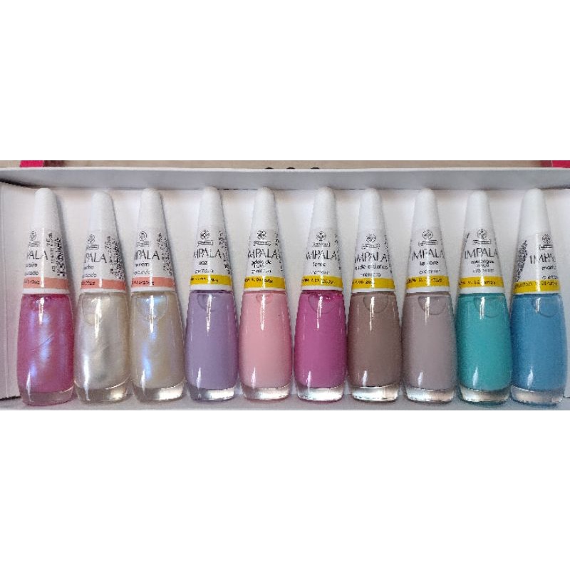kit esmalte Impala mais vendido com 10 unid
