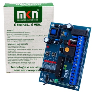 Central Placa para Portão Automático Mkn compativel Ppa Garen Rcg Com Rampa Desaceleração em Oferta na Shopee