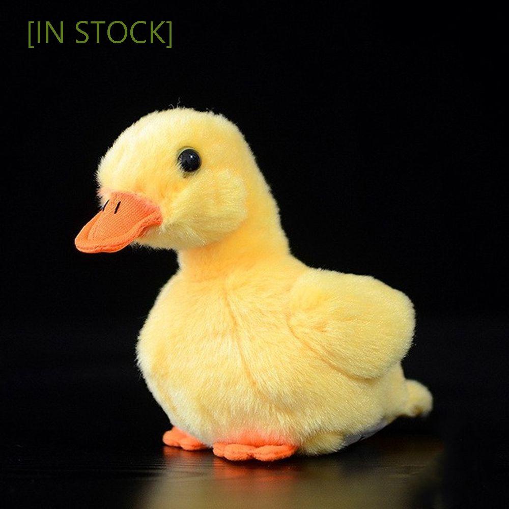 Pato Realista De Brinquedo De Pel Cia Boneca De Amarelo Shopee Brasil