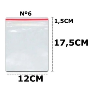 100 Sacos Plástico Zip Hermético 12x17,3 Abre e Fecha em Oferta na Shopee