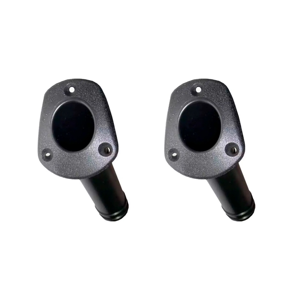 Kit 2 Suporte Porta Vara Embutir Inclinado P/ Barco Caiaque Etc