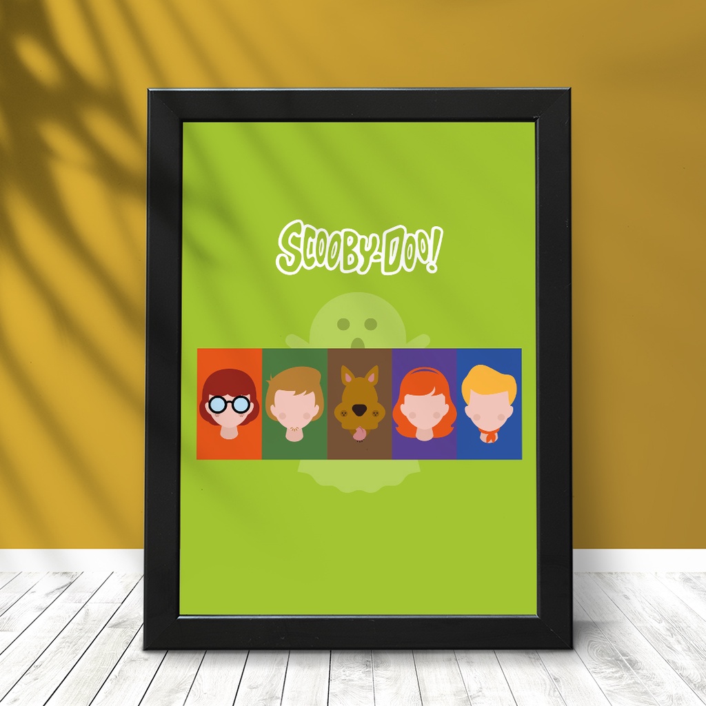 Quadro Com Moldura A A Scooby Doo Shopee Brasil