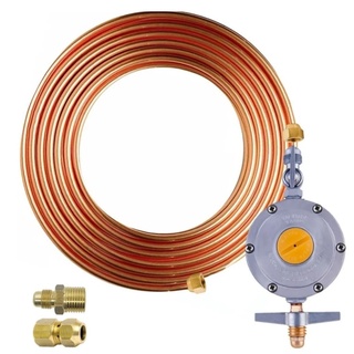 Tubo De Cobre 3/8 + Registro P/ Fogão Forno Cooktop Gas