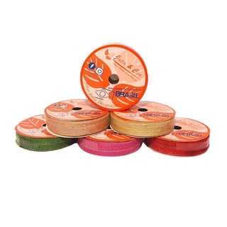 Fita de Juta 20mm - Modelo 10 - Varias Cores - 01 Metro