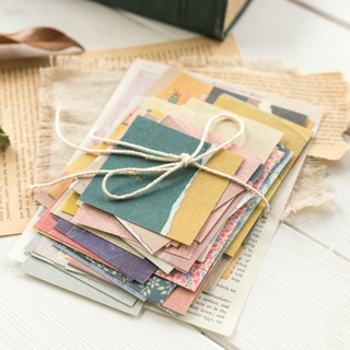 JIANWU 60 Pcs Ins Estilo Criativo Pequeno Fresco Retro Memo Básico Jornário Material De Papel Colagem Scrapbook Papelaria Volta À Escola em Oferta na Shopee