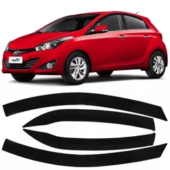 Jogo Calha de Chuva Hyundai Hb20 Hatch Hb20x 2013 a 2019 4p