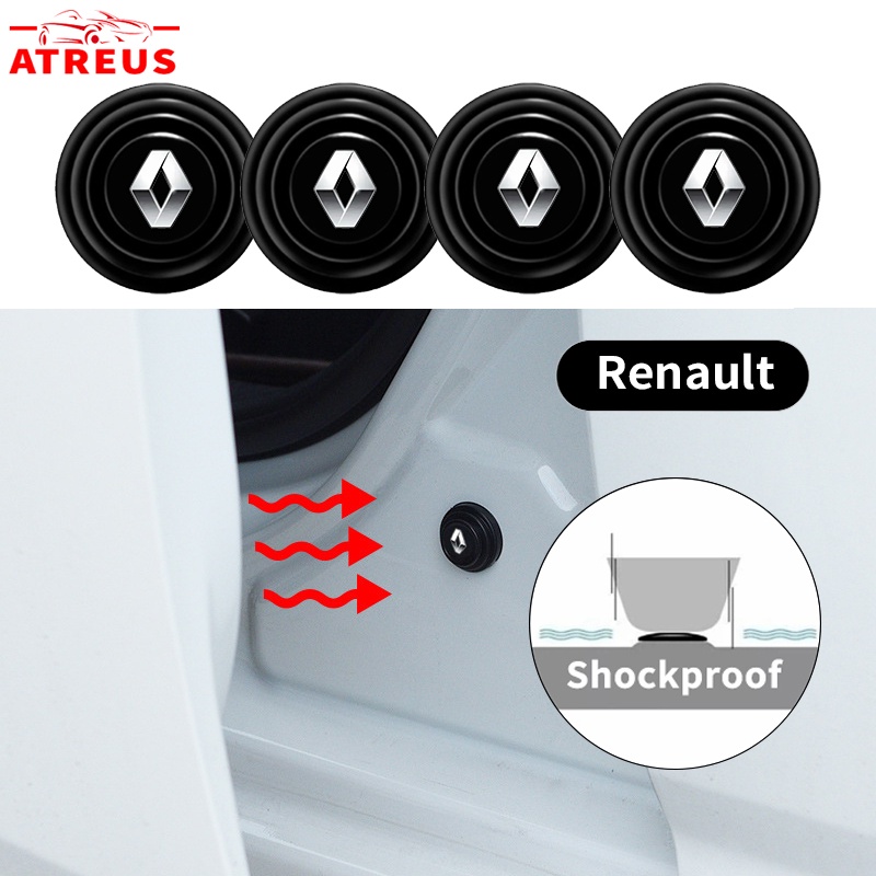 Para Renault Almofada De Silicone Anticolisão Porta De Carro Tronco Da Porta Proteção À Prova De Soundproof Silenciador Para Renault Clio Fluence Duster Megane 2 Sandero Kwid Logan Captur Scenic Kiger Koleos