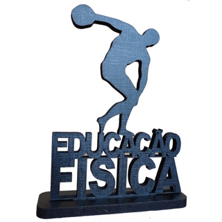 Emblema de mesa, símbolo profissão educação fisica formatura em Oferta na Shopee