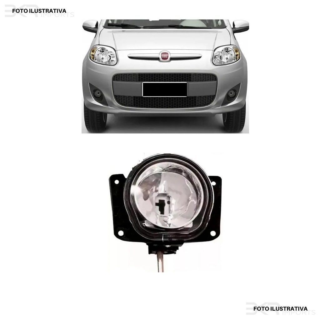 Farol Milha Fiat Linea 2008 2009 2010 2011 201 2013 2014 15 em Oferta na Shopee
