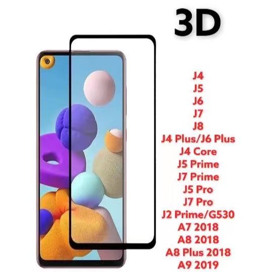 Película De Vidro 3D Para Samsung Galaxy J4/J5/J6/J7/J8/J2 Prime/j4 plus/j6 plus/j5 prime/j7 prime/A7/A8/A8 PLUS/A9