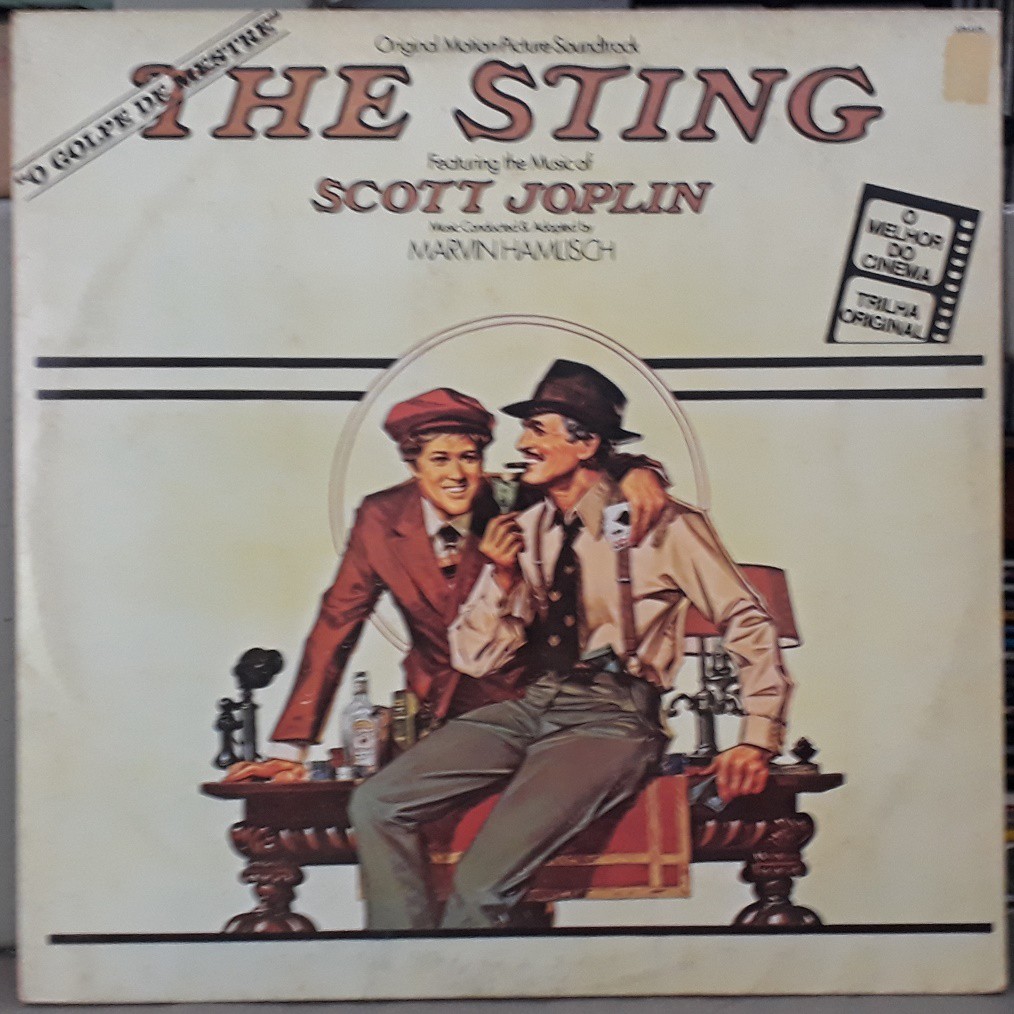 LP Disco De Vinil O Golpe De Mestre ( The Sting ) - TSO do Filme - Usado LP Excelente Capa Muito Boa Leia a Descrição