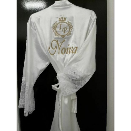 ROBE DE CETIN COM LYCRA PERSONALIZADOS