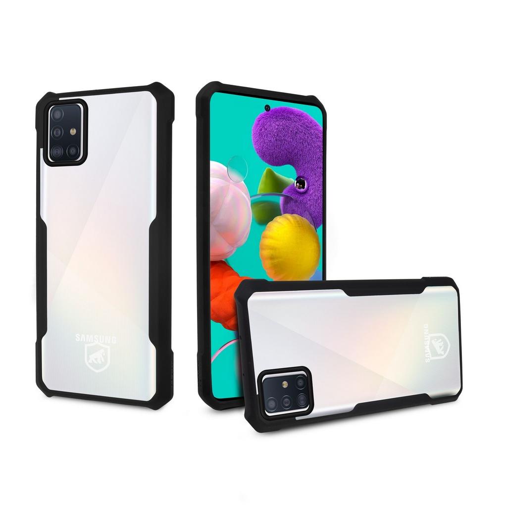 Capa Case Capinha Dual Shock X Gshield Preta Samsung Galaxy A51 Proteção Reforçada Militar