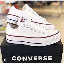 tenis all star branco feminino plataforma