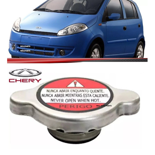 Tampa Reservatório Radiador Chery Face 2010 2011 2012 2013 em Oferta na Shopee
