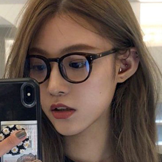 Armação De óculos Anti-radiação E Anti-azuis Computador Armação De óculos Moda Olho Redondos Mulheres óculos De Luz Azul Feminino Simples Literária Anti-Azul Computador Óculos em Oferta na Shopee