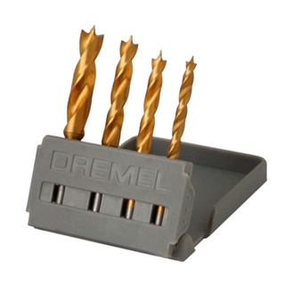 Jogo Brocas de Titânio Dremel 3,2 a 6,4mm para Madeira 4 Peças 631 em Oferta na Shopee