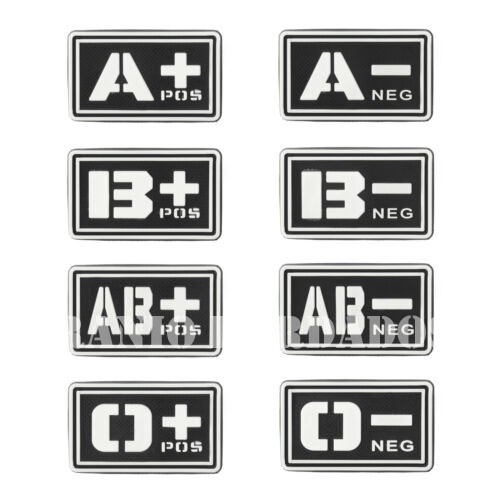 TIPO SANGUINEO MOTOCLUBE ROCK PATCH BORDADO ENVIO IMEDIATO