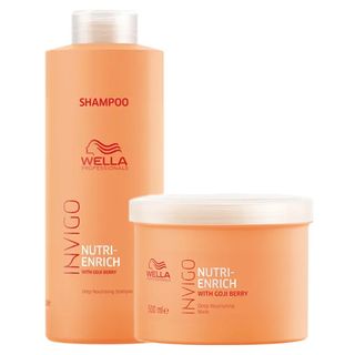 Kit Nutri-Enrich Shampoo 1L e Máscara 500ml - Wella Professionals