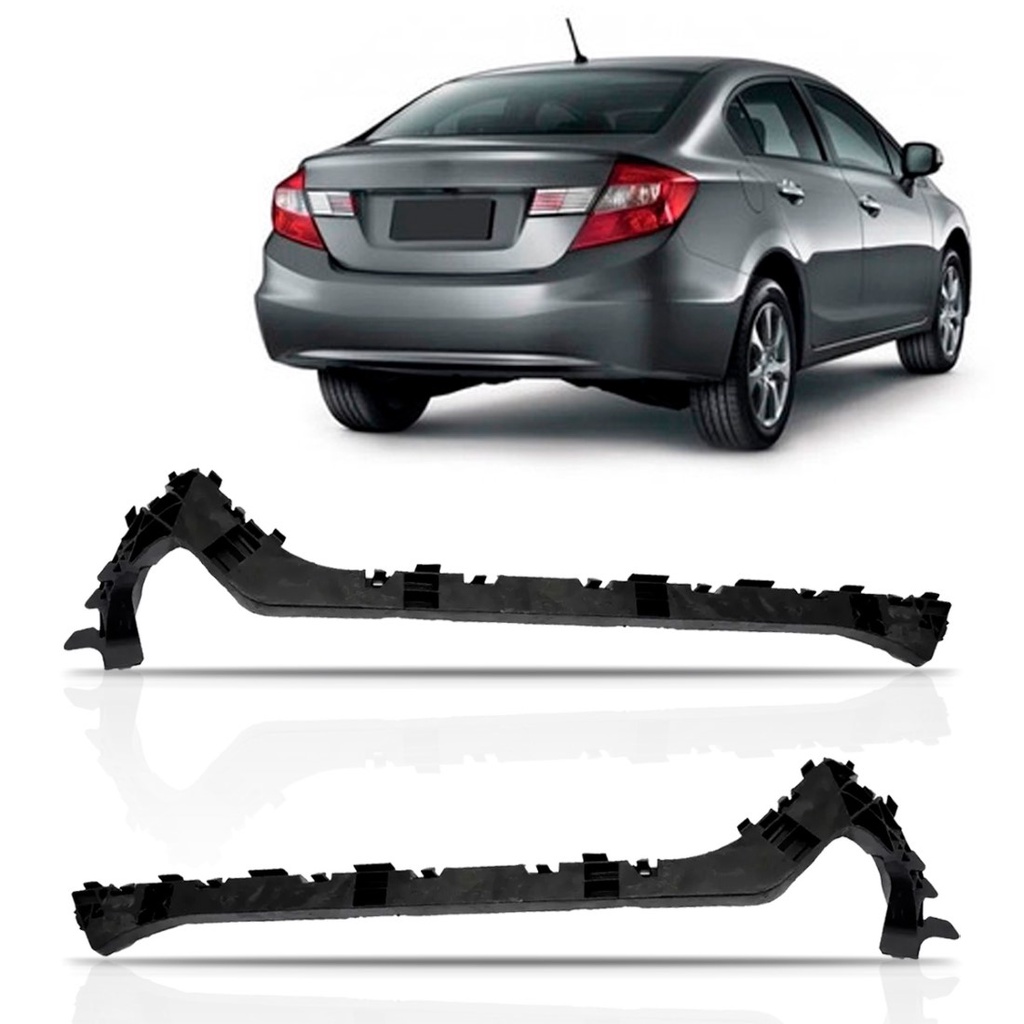 Guia Suporte Parachoque Traseiro Civic 2012 2013 2014 2015 2016 em Oferta na Shopee