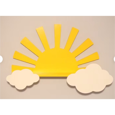 Prateleira Sol Quarto Infantil em Oferta na Shopee