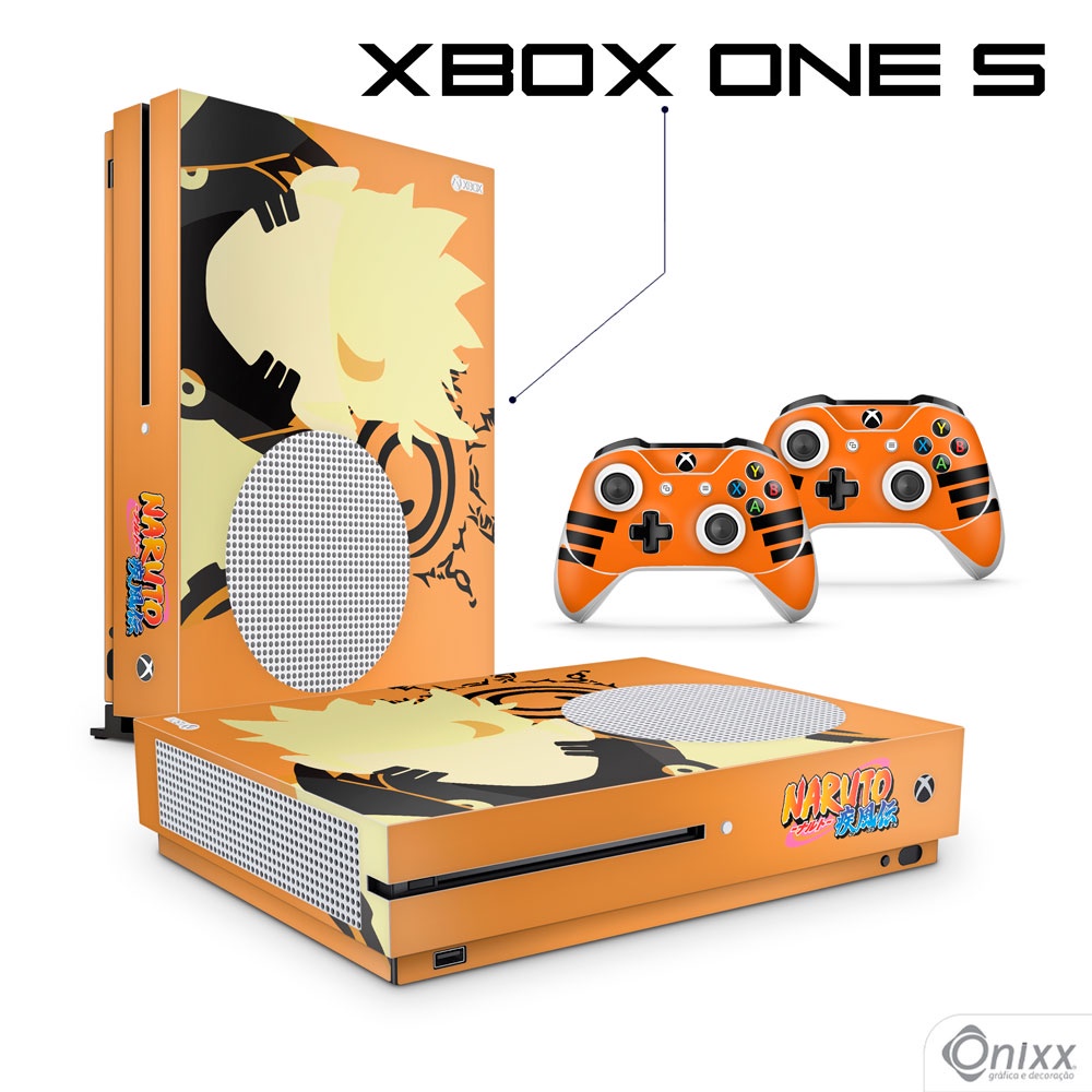 Skin XBOX ONE S Adesiva Naruto Uzumaki Minimalist