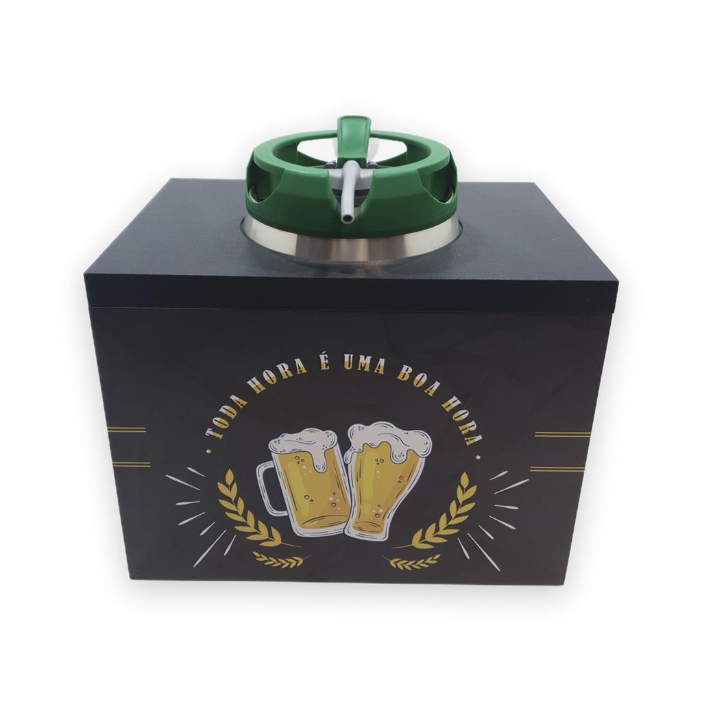 Caixa Termica Isopor 2 em 1Chopp Personalizado - Isopor 10 L