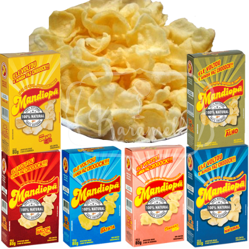 Salgadinhos Mandiopã Original - Kit 6 unidades * Melhores Sabores *