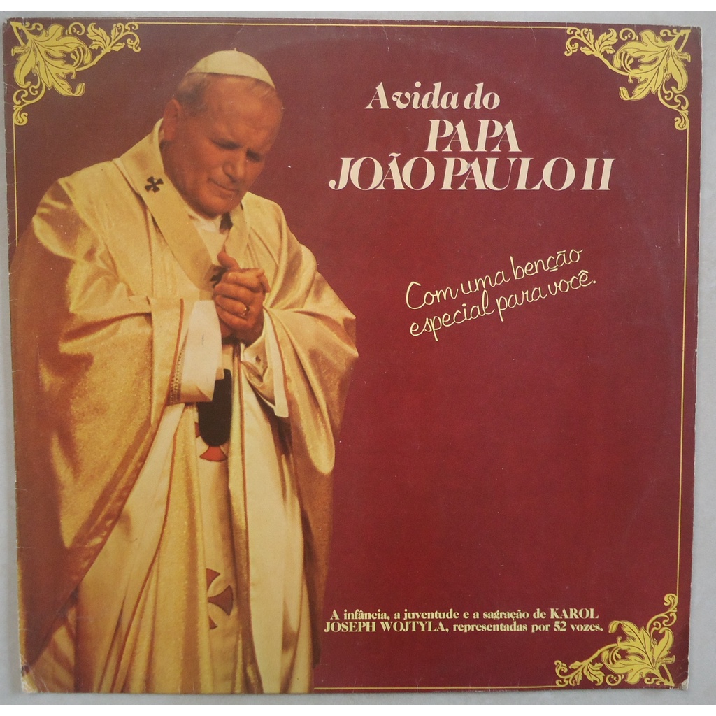 Lp A Vida Do Papa João Paulo Il 1980 Karol Wojtyla Wea, Disco de Vinil