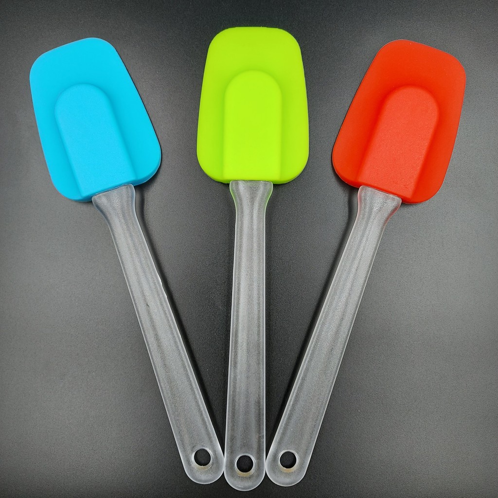 Espátula Silicone Cozinha Cozinhar Bolo Raspador De Creme De Manteiga Mistura Confeiteira