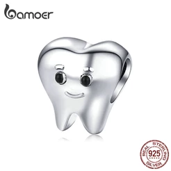 BAMOER Fashion Charm 925 Silver Fit Original Bracelet Tooth
