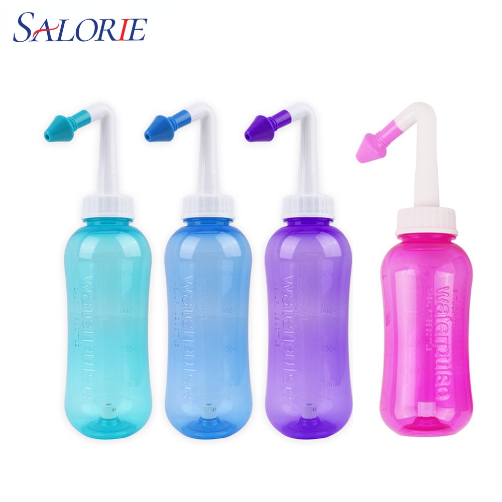 Salorie Limpador Nariz Portátil De Nasal Irrigadores Nasais Para Crianças Adultos Sistema De Enxágüe 500ML 300ML em Oferta na Shopee