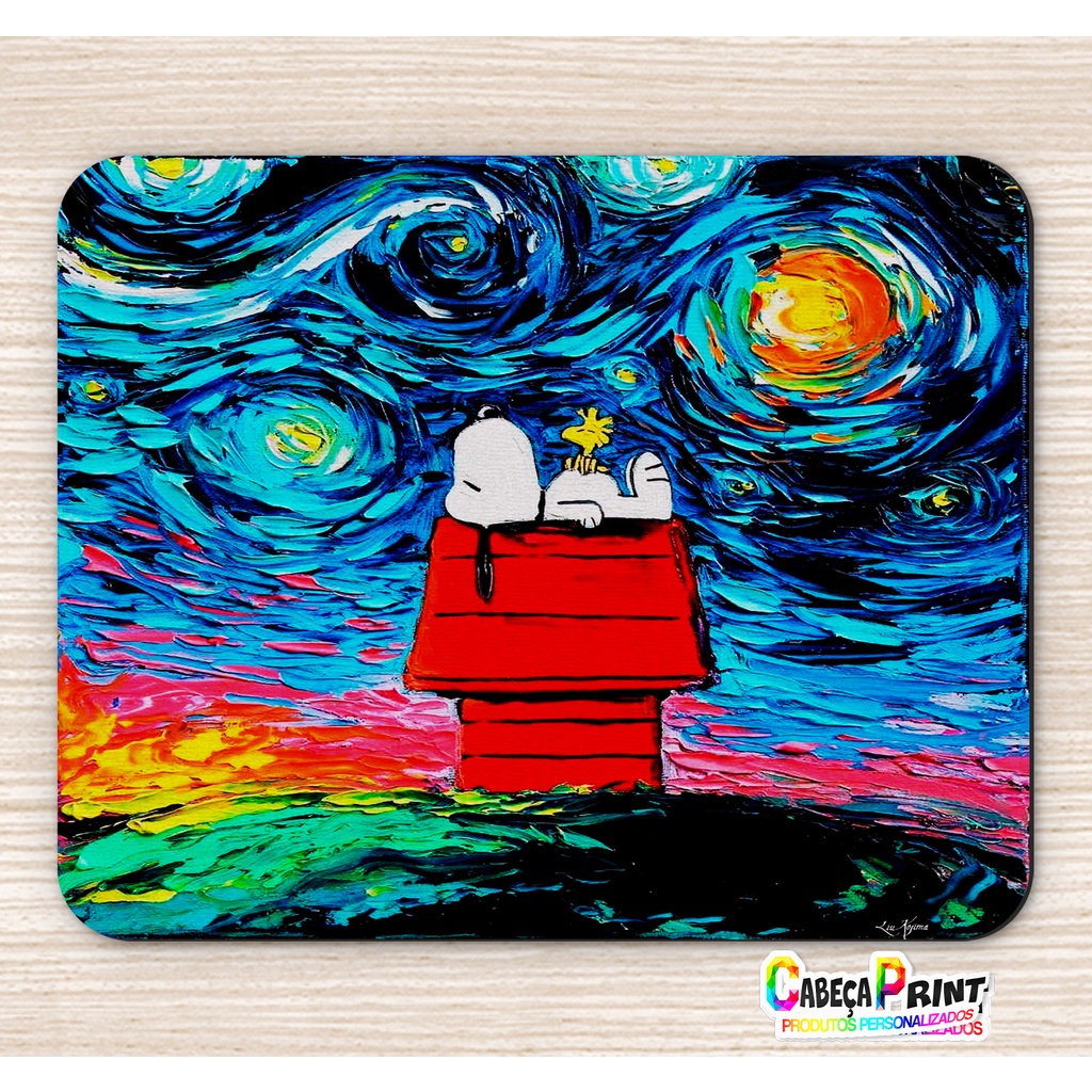 Mouse Pad  20X24 Cm Snoopy em Oferta na Shopee