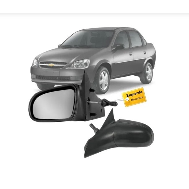 Espelho Retrovisor Esquerdo Com Controle Corsa 1994 a 2016