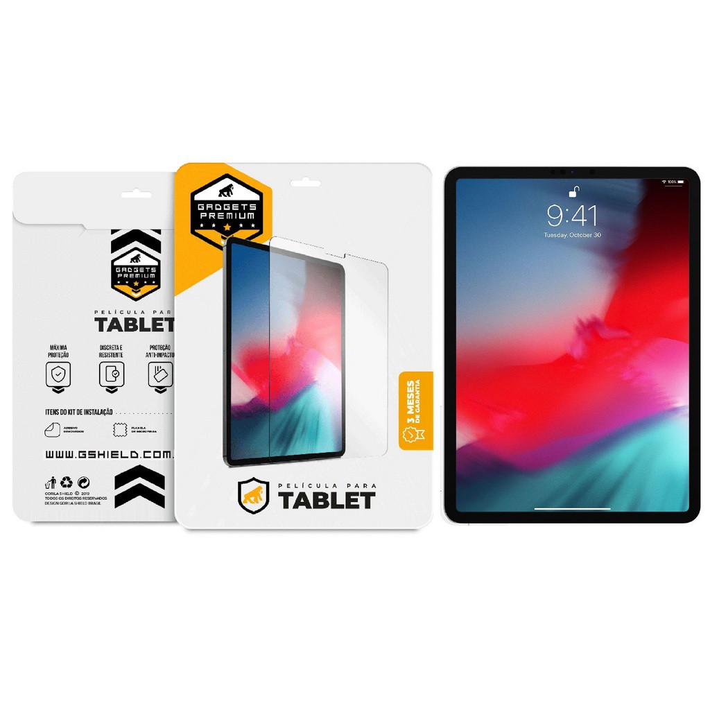Película de Nano Vidro para iPad Pro (2018) 12.9 - Gshield em Oferta na Shopee