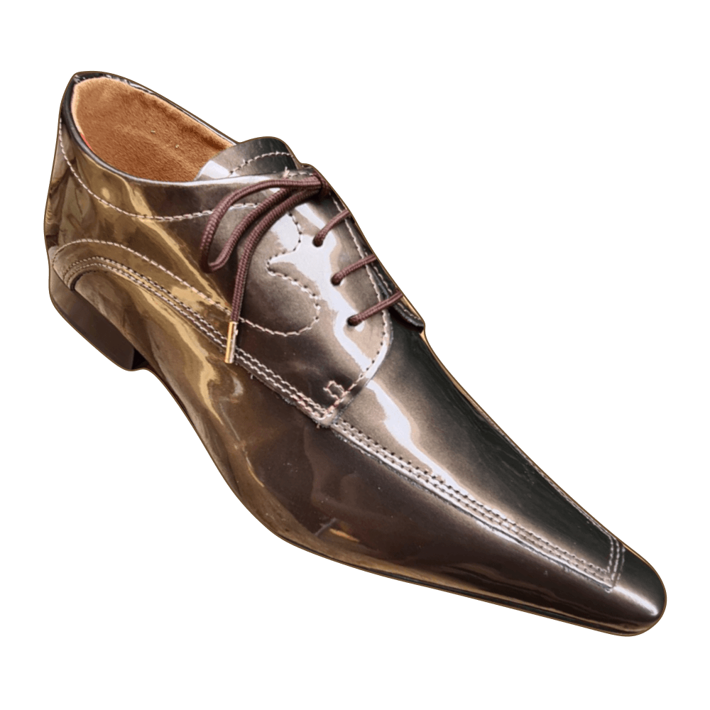 Sapato Masculino Italiano em Couro Social Executivo - Preto - Black Oro Ref: 1024