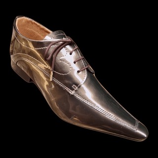 Sapato Masculino Italiano em Couro Social Executivo - Preto - Black Oro Ref: 1024