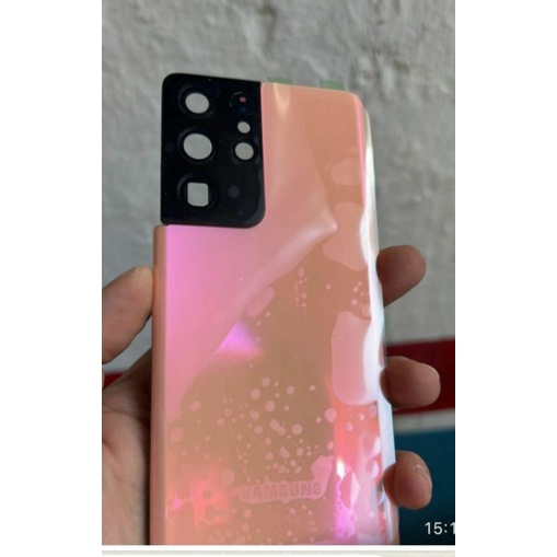 Tampa Traseira Samsung S21 Ultra de vidro e com lente da câmera Peças Novas.  peças novas envio rapido