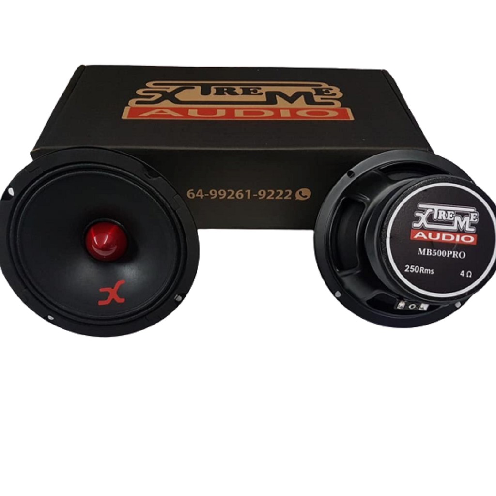 Par fone Alto Falante 6 Mid-range Mb500 500rms = zetta snake