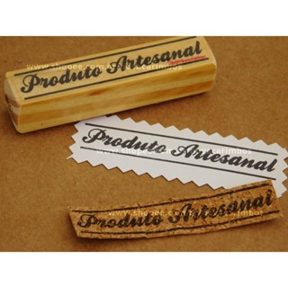 Carimbo Tag - Produto Artesanal - tam. aprox. 7x1,5cm em Oferta na Shopee